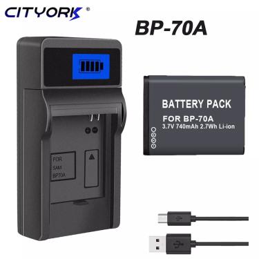 Imagem de Bateria Da Câmera CITYORK BP70A BP-70A bp 70a Para SAMSUNG PL80 PL90 PL100 PL101 PL120 PL170 PL200