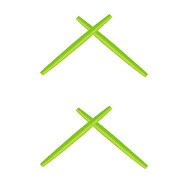 Imagem de 2 pares de meias de substituição para óculos de sol Oakley Transistor OX3085 - Mais opções, Verde + Verde, One Size