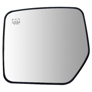 Imagem de Substituição de vidro retrovisor lateral esquerdo do motorista para Jeep Compass Patriot 2007-2017 – Para Jeep Compass Patriot vidro de espelho lateral com suporte traseiro