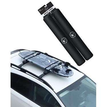 Imagem de Ho Stevie! Almofadas de rack de teto Aero para prancha de surf/SUP (conjunto de 2 almofadas, 71 cm ou 43 cm) para carros com barras transversais (71 cm)