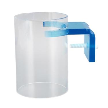 Imagem de Anel de Alimentação de Peixes, Prato de Comida Flutuante de Alimentação de Peixes, Anel de Alimentação Transparente Acrílico Resistente, Anel de Alimentação, Balde de Comida, (M)