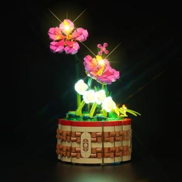 Imagem de Rorliny Kit de luz LED para Lego 43252 Creator Moana's Flowerpot, conjunto de luzes criativas – sem conjunto de modelos, apenas luzes