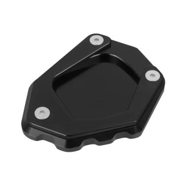 Imagem de CHIFUN Substituição de almofada ampliadora de suporte para Hornet CB750 CB 750 2023+ Placa de extensão do suporte de estacionamento lateral do pé (preto)