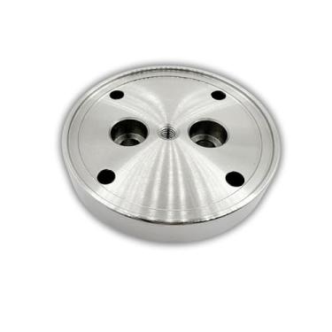 Imagem de Suporte de chuveiro de aço inoxidável compatível com máquinas de café expresso Gaggia Classic. Número da peça DY0036 A