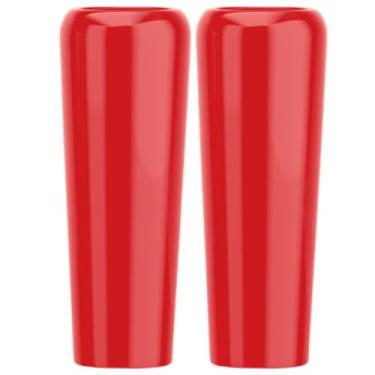 Imagem de Kit 2 Vasos Fibra De Vidro 80cm Florida M Decorativo Vietnamita (Vermelho)