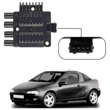 Imagem de Bobina Ignição GM Tigra 1.6 16V C/ Módulo 4 Pinos 1997 1998 - MULTIQUA