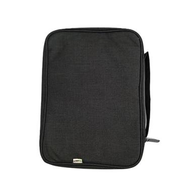 Imagem de Bolsa Estojo organizador de pulseiras relógios e acessórios, compatíveis com Apple Watch, Fitbit Series, Galaxy watch, Garmin series (Preto, P)