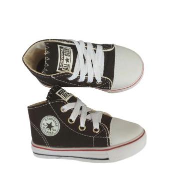 Imagem de Botinha Infantil star baby  menino menina cano alto bebê - S/M, Preto,