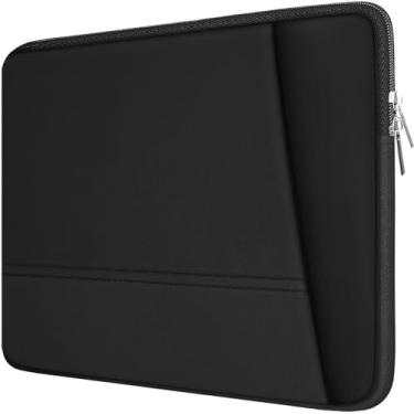 Imagem de Capa para laptop de 15,6 polegadas TEDNETGO, capa para laptop, monitor portátil resistente, bolsa de transporte, bolsa de 15,6 polegadas com bolsos para MacBook PC, Mac, HP, Lenovo, Dell, Asus, Xbox