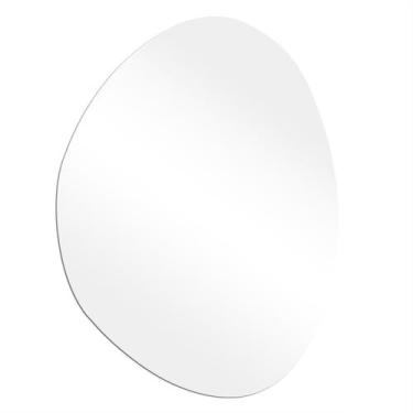 Imagem de Espelho Multiuso Lapidado Pendurador Led Branco 52x38cm Orgânico M - E