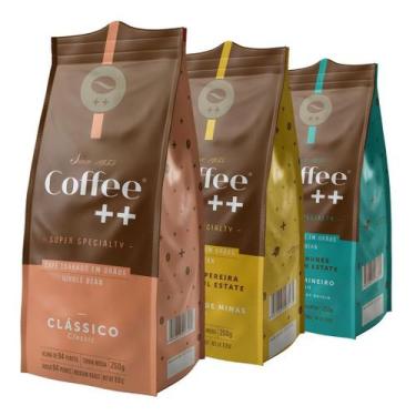 Imagem de Café Em Grão, Coffee Mais Torrado, 3 Pacotes De 250G
