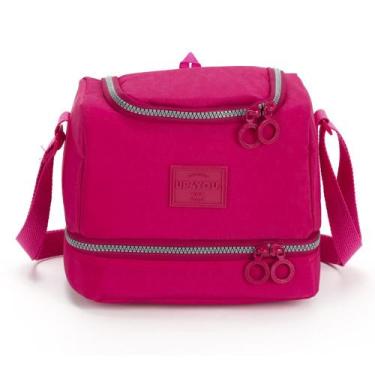 Imagem de Lancheira Bolsa Térmica UP4YOU 2 Compartimentos - Luxcel, Pink
