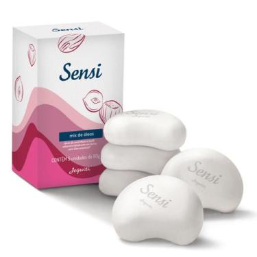 Imagem de Jequiti Sensi Mix de Oleos Kit Sabonete em barra 5x80g