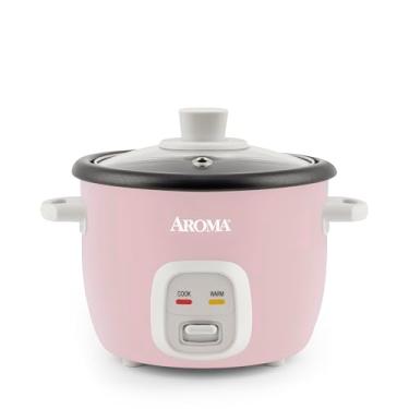 Imagem de Aroma Housewares 4 xícaras (cozidas)/panela de arroz e grãos de 1 litro (ARC-302NGP), rosa