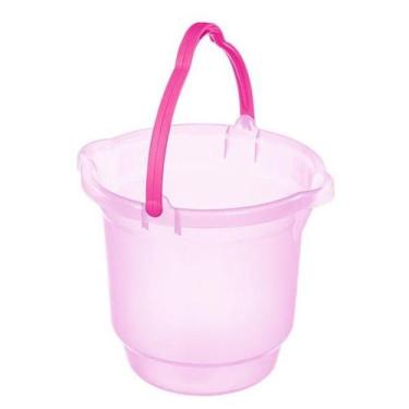 Imagem de (FORA DE LINHA) Balde plástico 8,5l rosa Cód. 5604 - Sanremo S/A