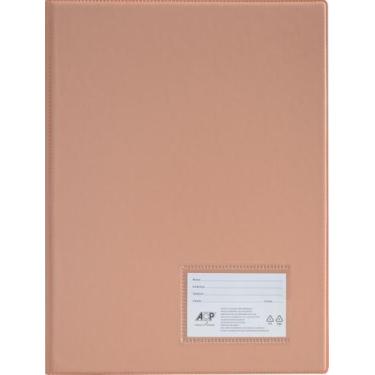 Imagem de Pasta Catálogo 20 Folhas Oficio Pvc com Visor Tons Pastel ACP,  Coral 