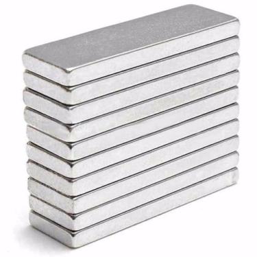 Imagem de 10pcs. Imã De Neodimio Retângulo 25x10x2mm - N35 - Neoimã