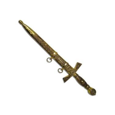 Imagem de Espada Medieval Decorativa com Bainha 41 cm - Marcas