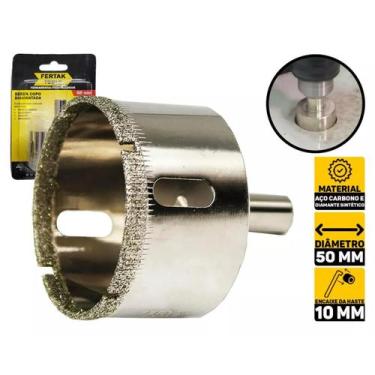 Imagem de Serra Copo Diamantada Refrigerada Para Porcelanato Cerâmica  E Vidro 5