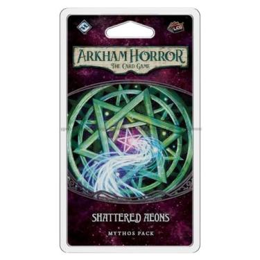 Imagem de Fantasy Flight Games Arkham Horror The Card Game Shattered Aeons Mythos Pack - Uncover Cosmic Truths! Cooperative Living Card Game, Ages 14+, 1-4 Players, 1-2 Hour Playtime, Made