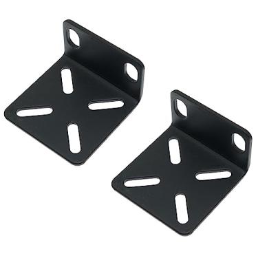 Imagem de Maxmoral Kit de montagem em rack de 2 peças ajustáveis para interruptores de 43,9 cm de largura, compatível com alguns produtos Cisco, NETGEAR, Dell, D-Link, Linksys, HP, TRENDnet, Buffalo Tech