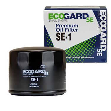 Imagem de ECOGARD SE-1 Filtro de óleo de motor pequeno para cortadores, tratores, equipamentos de gramado, outros motores a gás pequenos, incluindo Briggs & Stratton e Kawasaki