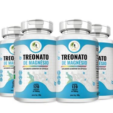 Imagem de KIT C/4 Treonato de Magnésio 480 Cáps - Fits Life