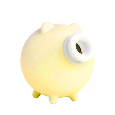 Imagem de Sugador de Clitóris Piggy com Pulsação S-Hande Amarelo