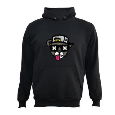 Imagem de Blusa De Moletom Urso Thug Street Infantil E Adulto Edição Limitada - 