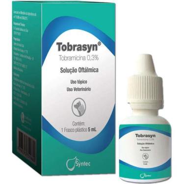 Imagem de Tobrasyn Syntec Colírio para Cães e Gatos - 5 mL