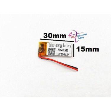 Imagem de (2pcs) Baterias 3,7v 200mah 4mm X 15mm X 30mm 401530 - KMIG