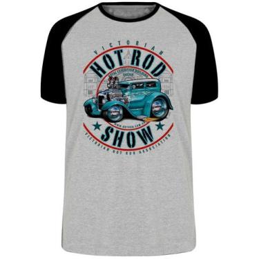 Imagem de Camiseta Carro antigo Hot Rod Blusa Plus Size extra grande adulto ou i