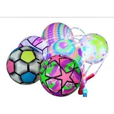 Imagem de Kit Festivo: 20 Bolas De Vinil Coloridas Com Iluminação Led - Romã Ata