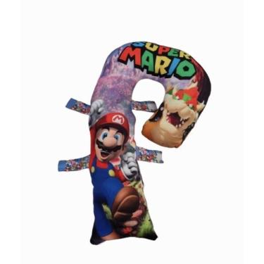 Imagem de Almofada Travesseiro Protetor Cinto Segurança Super Mario - Maria dos 