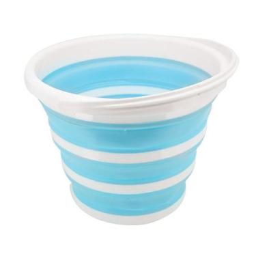 Imagem de Balde Dobrável Clean 5 Litros - YANGZI, Azul céu