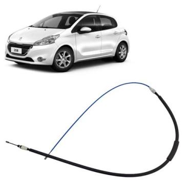Imagem de Cabo Freio Mão Traseiro Peugeot 208 2014 2015 2016 2017 2018 A Disco