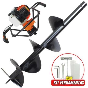 Imagem de Perfurador de Solo Vulcan VPS520 Broca 80x30cm Com Pino Trava Ideal Pa