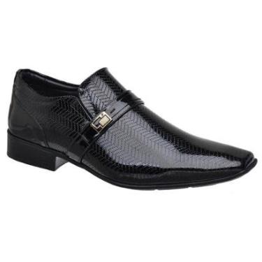 Imagem de Sapato Social Jota Pe Verniz Preto Air 74853-Masculino