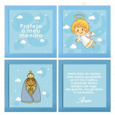 Imagem de Kit Quadrinhos Decorativo para Quarto de Bebê Infantil Menino Menina S