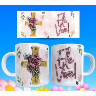 Imagem de Caneca gospel frases religiosas versículos bíblicos motivacionais 48 -