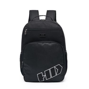 Imagem de Mochila HD Reforçado Espaçoso Masculino Moda Original Preto, U, Preto