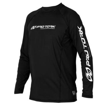Imagem de Camisa Masculina Pro Tork Rash Guard, Preto, PP