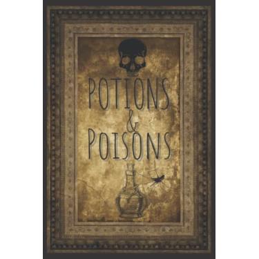 Imagem de Poções e venenos: caderno de 120 páginas pautadas