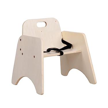 Imagem de Angeles Cadeira infantil com alça, assento de atividade para bebê, cadeira de alimentação infantil, assento de 23 cm de altura