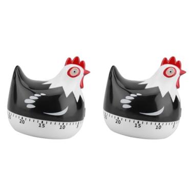 Imagem de 2 Pçs Cozinhar Cozimento Frango Padrão Contagem Regressiva Cozinha Casa Jardinagem Ferramentas de Cozinha, Lembrete de Temporizador de Cozinha Parapara Cozinhar Cozimento Frango