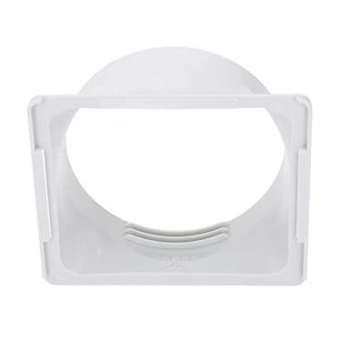 Imagem de Acessórios para Ar Condicionado Acoplador de Mangueira de Escape de Ar Condicionado, ABS Quadrado para Redondo, Adaptador de Mangueira de Duto de Exaustão Portátil para e Baixo