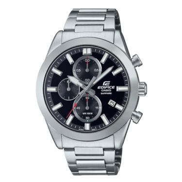 Imagem de Casio Relógio masculino analógico com mostrador preto - EFB-710D-1AVUDF, Preto, Clássico