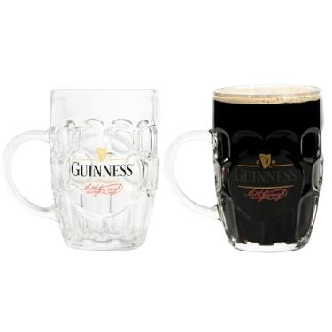 Imagem de LORD'S ROCKS Copos de cerveja Guinness de 590 ml, embalagem dupla, regatas compatíveis | Mercadoria oficial certificada | Presente ideal para amantes de cerveja