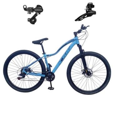Imagem de Bicicleta Aro 29 Ksw Mwza Feminina 24v Cambios Shimano e Freio Disco M
