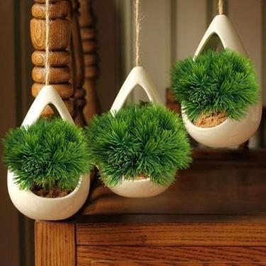 Imagem de Conjunto 20 Buquês de Picks Artificiais Verdes (6 Hastes Cada) - Decor